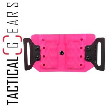BLACK TRIDENT® DOUBLE MAG CARRIER 9MM/.40 S&W RECHTSHÄNDIG PINK